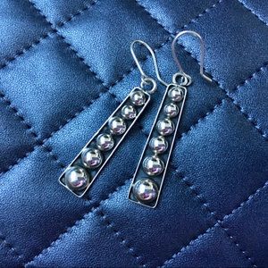 Seed & Sage Sterling Earrings crafted in Mexico